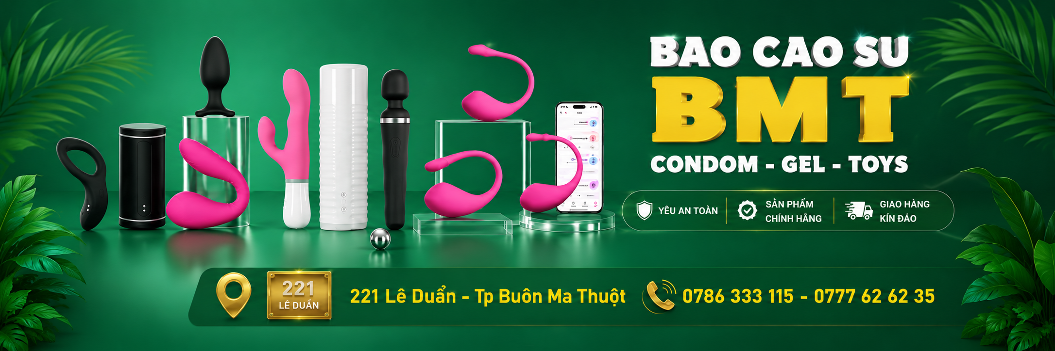 Bao cao su BMT - Buôn Ma Thuột - Đắk Lắk